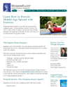 Learn How to Prevent Middle-Age Spread with Exercise.